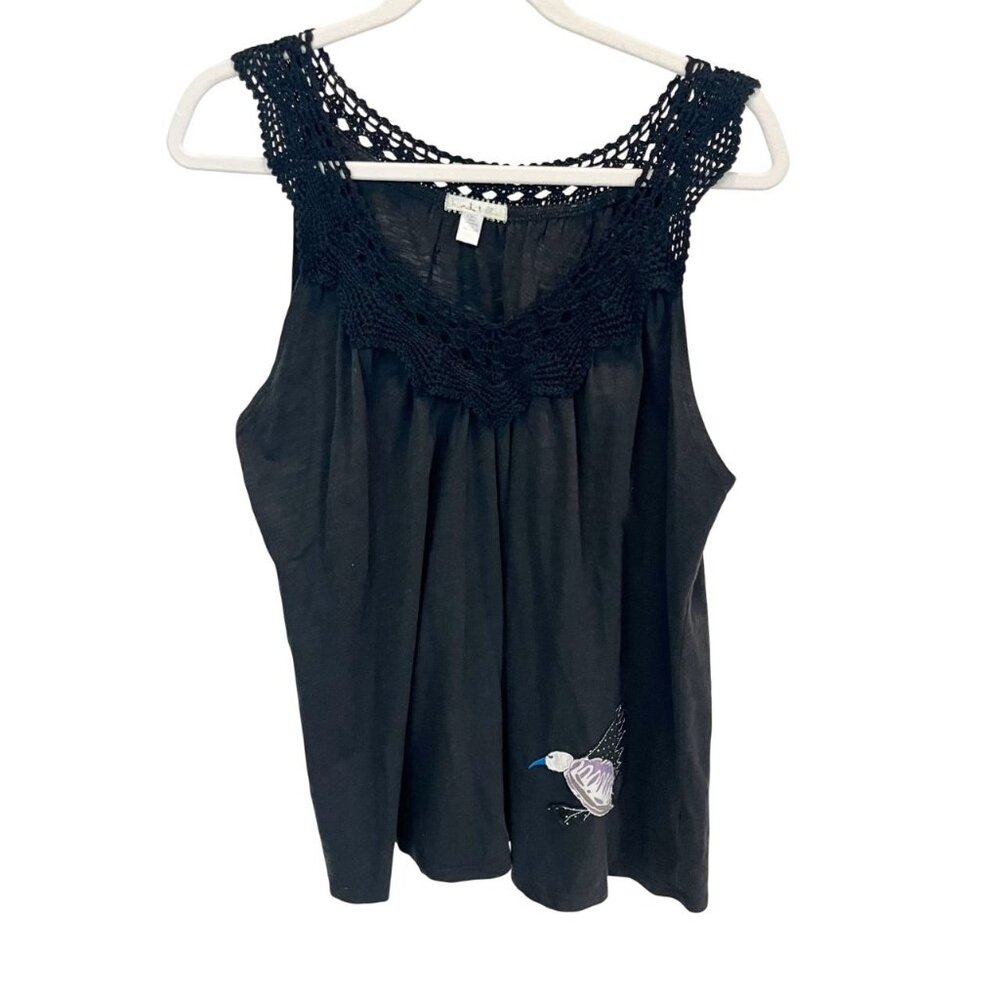 Urban Outfitters Kimchi Blue Y2K‎ Boho Crochet Bird Tank Top - Size Medium